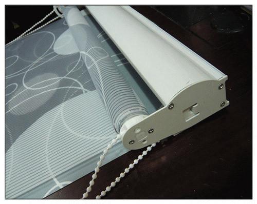 Flower Double Fabric Roller Blind, Indoor Windows Shades Blinds