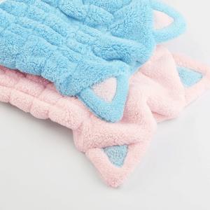 80% Polyester 20% Polyamide Microfiber Hair Towel Highly Durable Customized
