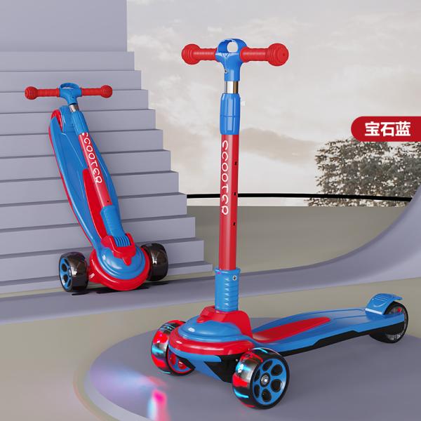 Сертификат CE 2 в 1 Kick Scooter Мальчики Девочки 3-колесный скутер Противоперекатный