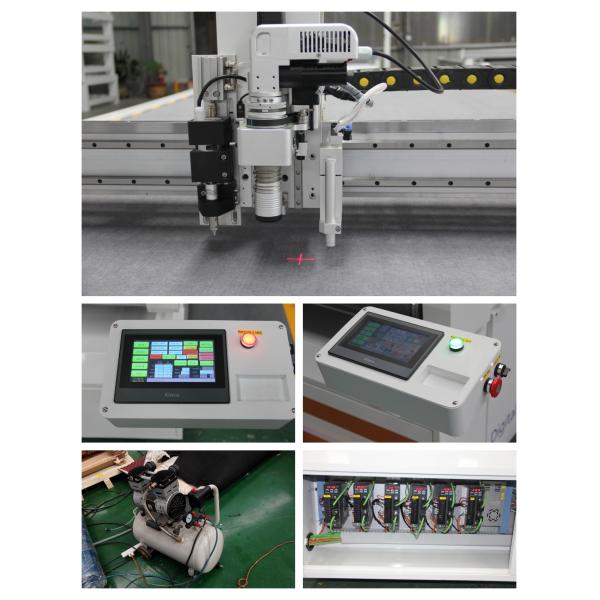 резец ножа CNC 1600x2500mm осциллируя