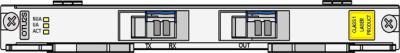 Low Cost Optical Amplifier , Serial Port Multiplexer Eight STM-16 Services OTU2S