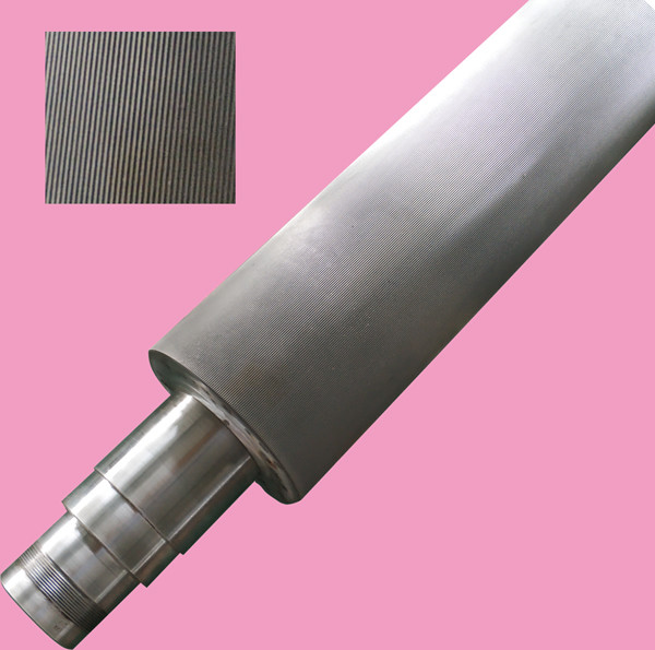 G Flute 0.6 mm Alloy Steel Hard Chrome Plated Corrugated Roller