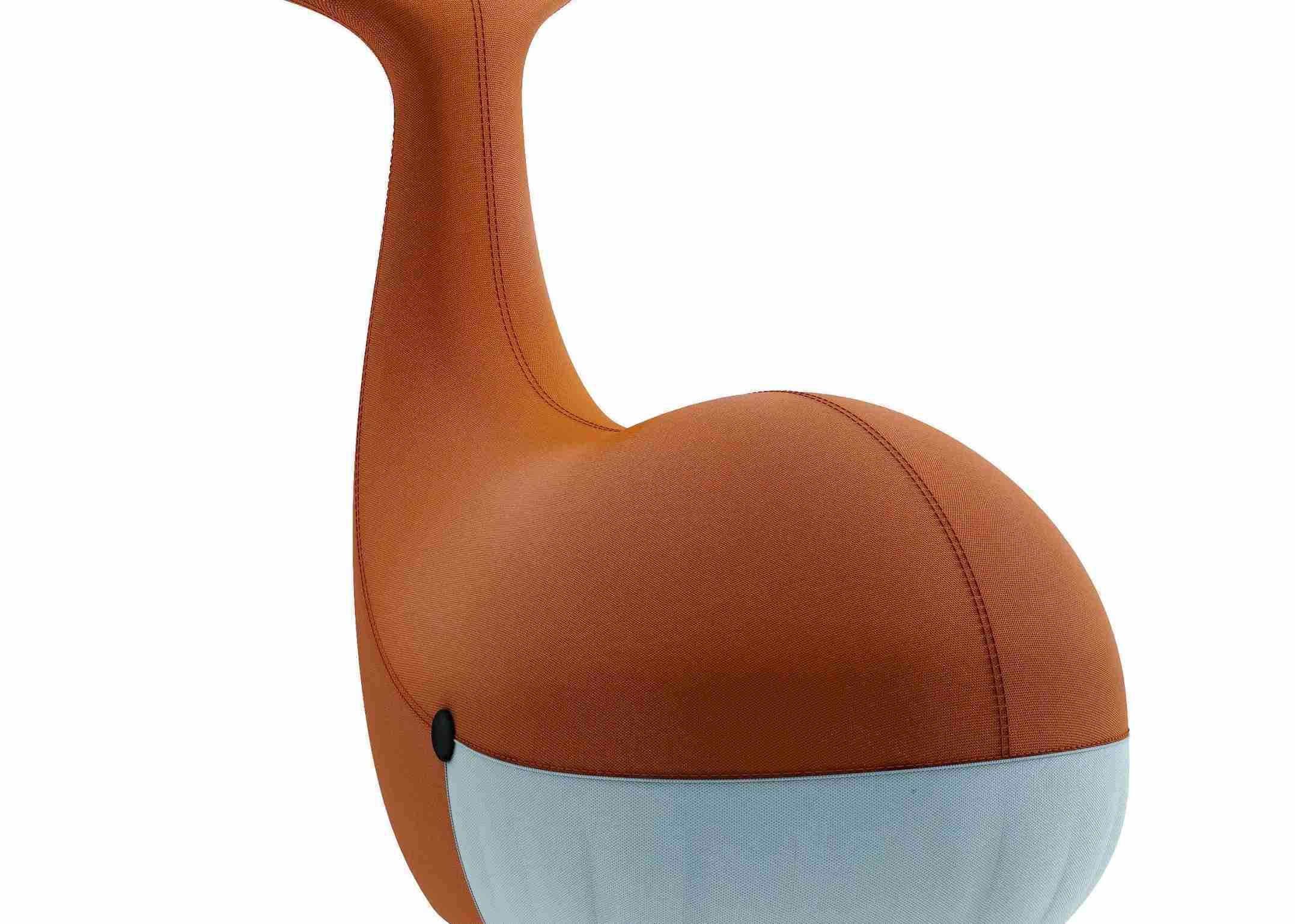 Samu Stool Ottoman with Modern Office Design Award-Winning Dynamic Silhouette