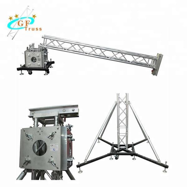 6061 Aluminum Lighting Truss Top Section Ground Support