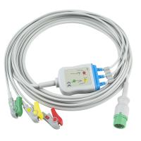 Cabo de Pin Connector ECG do grampo 12 do IEC do cabo e dos Leadwires 3Lead de Biolight BLT ECG