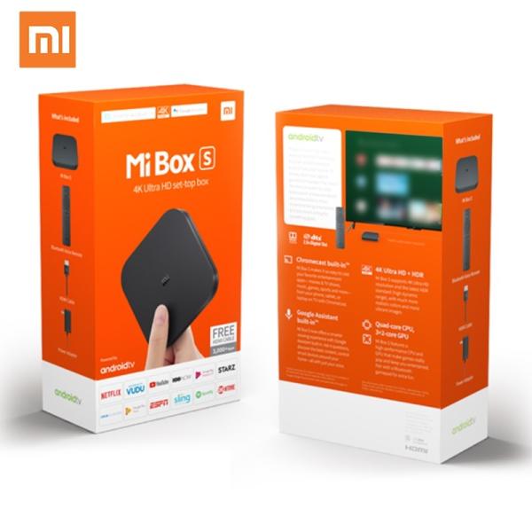 New Generation Xiaomi Mi Smart TV Box S 4K Quad Core Android 8.1 Set Top Box Smart TV Box Android