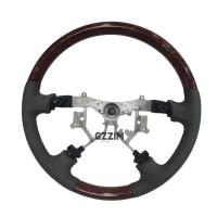 Old Style Peach Wood Grain Car Steering Wheel For Toyota Prado FJ120