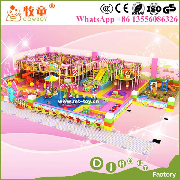Guangzhou Cowboy Factory Price Commercial Kids Indoor Playground Equipment for Sale