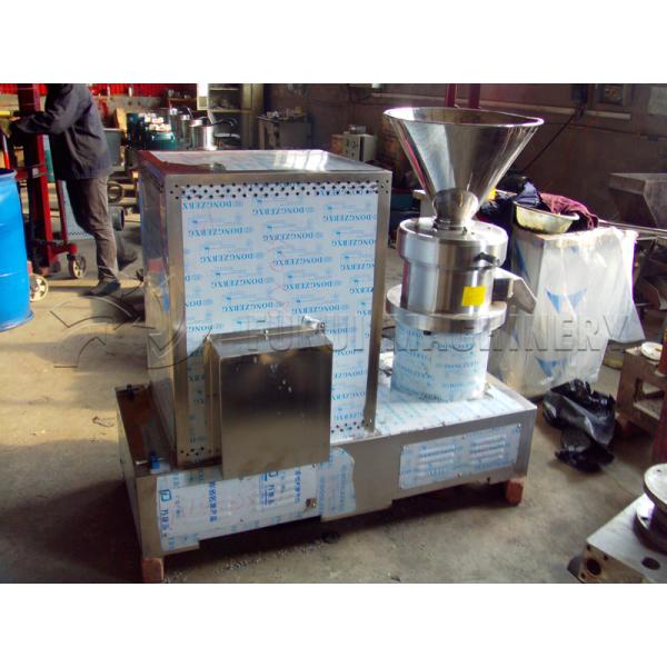 Commercial Nut Grinder Nut Butter  Heat Treatment Process 7.5 Kw Motor Power
