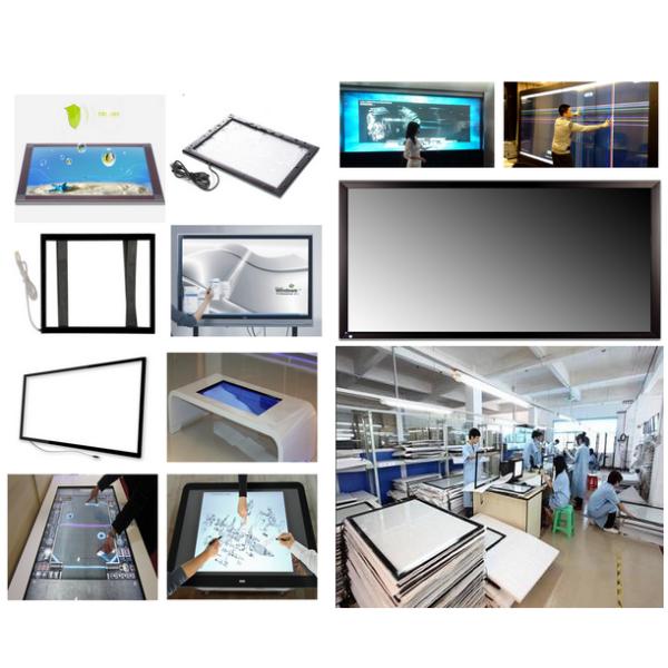 180 / 350 inch Outdoor Infrared Touch Panel Vandal-Resistant Screens For Catalogs