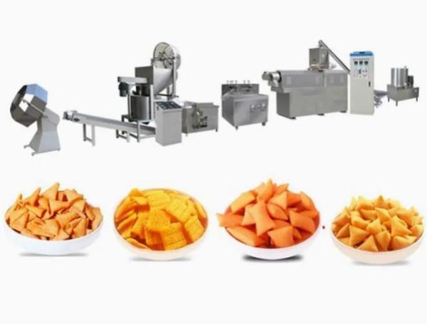 Les puces croustillantes du casse-croûte 3d& 2d automatique/vis/coquille/ont expulsé machine de granule/machine frite d'extrudeuse de granules