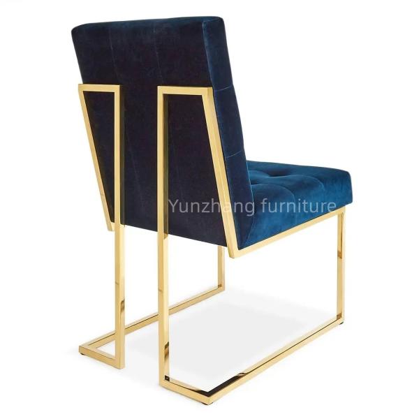 201 veludo de aço inoxidável Sofa Chair Hotel acolhedor/mobília da sala de visitas