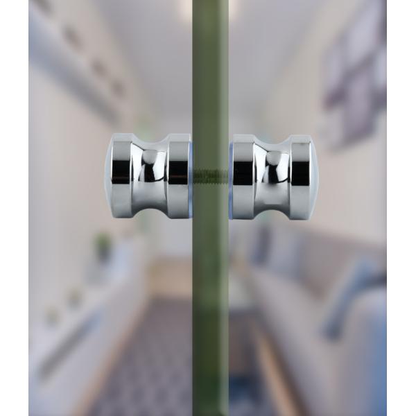 Puertas de baño redondas para ducha Puerta corredera de vidrio de 19/20/22 mm de diámetro