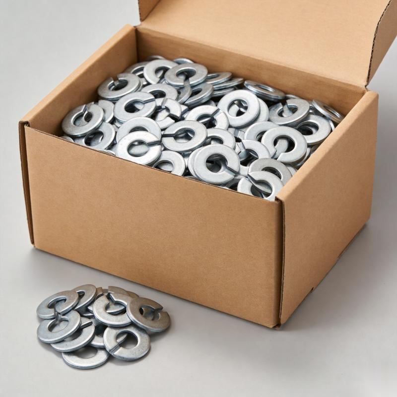 Hot-Dip Galvanized Anti-Rust Split Lock Washers Spring Steel M3 M36 ASME B18.21.1