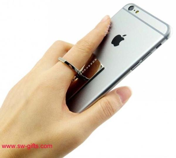 Luxury Crystals Diamond Finger Ring Holder Grip Your Mobile Phone Hand Holder Stand