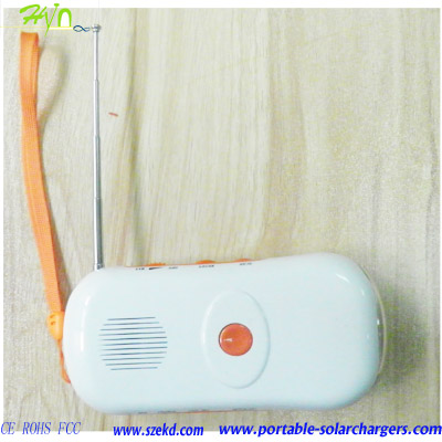 Portable USB Solar Charge For Mobile Phone Charge With Solar Indicator And LED Lights