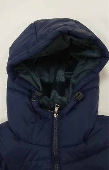 Quilted Nylon Packable Puffer Jacket Mens Blue Quilted Coat