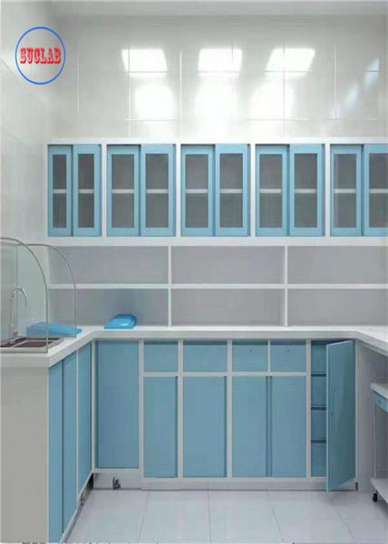 Full Steel Hospital Lab Furniture Multicolor Corrosion Resistant