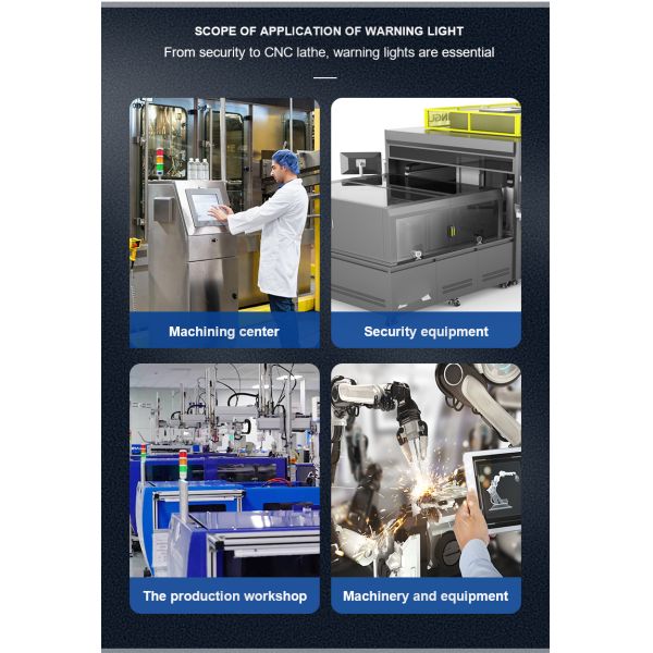 Lampe de signalisation à longue durée de vie 60 mm, durée de vie de 50 000 heures, feu de signalisation à LED léger