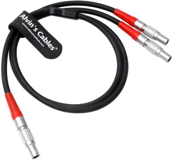 Duplo-Motor-cabo para o Arri-LBUS-FIZ-MDR-sem fio-foco 4-Pin-Male cabos aos 4 de Pin Male Motor Cable Alvin duplo