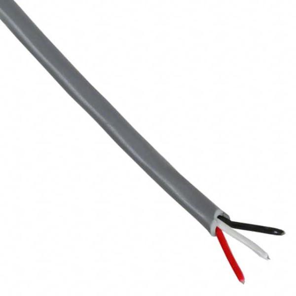 Alpha Wire CABLE 3COND 22AWG SLATE 1000'