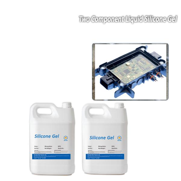 6707high hardness electrical insulation Blue waterproof cable junction box silicoen gel sealant glue