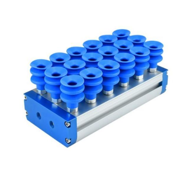 Aluminum Alloy Vacuum Suction Cup with Ejector for Robot Arm Glass Packaging Bag Lifting