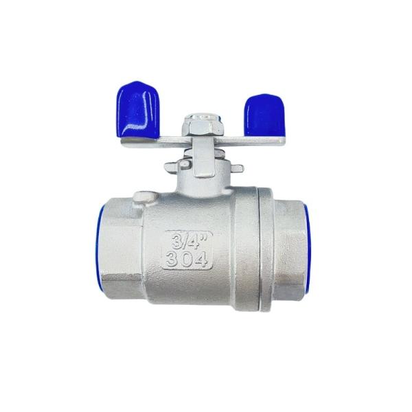 NPT Thread 2PC Stainless Steel Ball Valve with Butterfly Handle Model NO. Q11F-16/64P