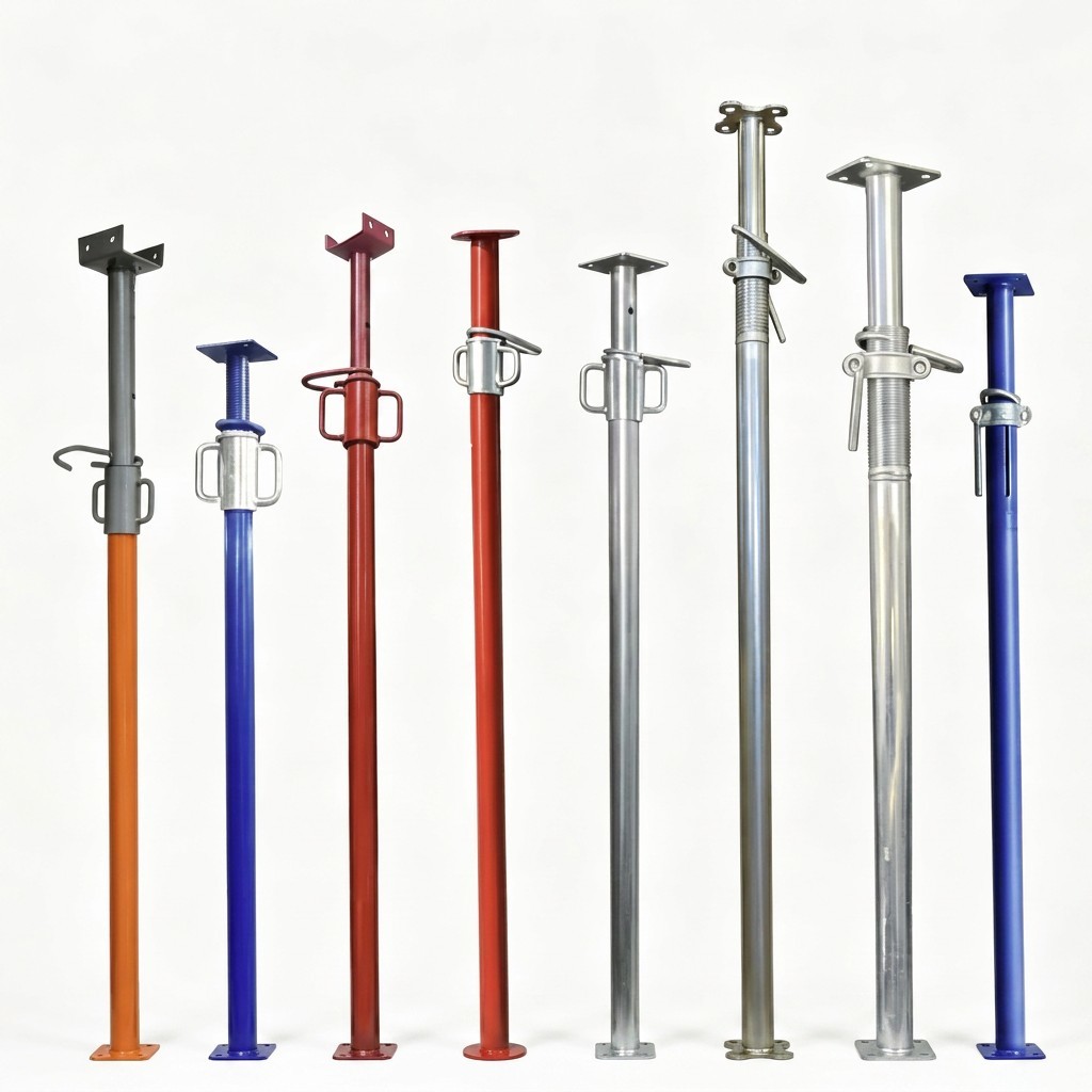 Custom Adjustable Steel Prop Painted Galvanized Construction Formwork Jack