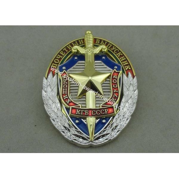 Zinc Alloy Synthetic Enamel Police Badges for Anniversary Celebration