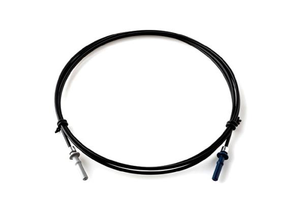 1M HFBR Plastic Optic Fiber cable , Optical Network Cable Black
