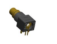 Unidade de conector fêmea de RCA01-003 Phono RCA única com material de isolamento