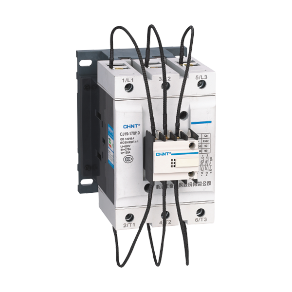 Cj19 25a~170a Switching Capacitor AC Contactors Modular Design 3 Pole IEC Compliance
