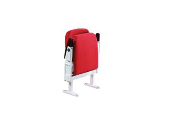 Wooden Arm Flame Retardant Folding Auditorium Chairs Theater Furnitures