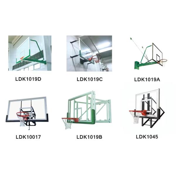 Wall Type Adjustable Basketball Backboard Fixed Hanging Adult Basketball Hoop