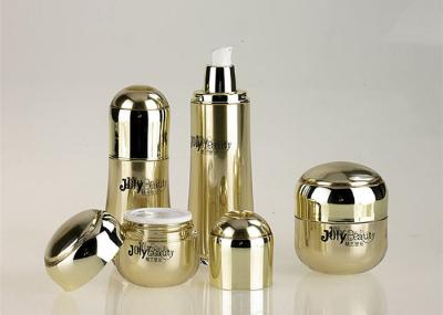 The bottle has a golden cylinder with a rotating capacity of 50ml Empty Makeup Containers