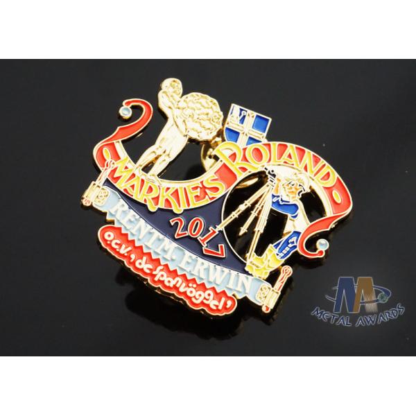 Soft Enamel Zinc Alloy Or Iron Metal Carnival Lapel Pin Badges For School And Sports Events