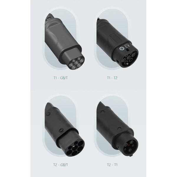 Type1 To GBT Adapter для зарядки электромобилей 220V 32A EV зарядный преобразователь
