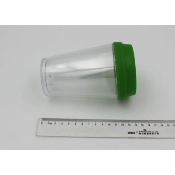 Reusable Double Wall Clear Plastic Coffee Cups With Lids / Plastic Travel Coffee Mugs