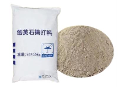 Zircon Ramming Mix 50MPa 60% ZrO2 Refractory Ramming Material