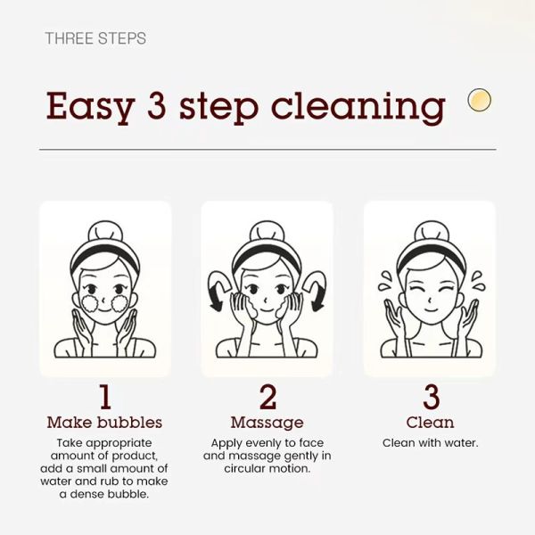 Skinever High Quality Vegan Vitamin C Whitening Facial Cleanser Mini Scrub Cleanser Daily Use Anti-acne Herbal Face Wash