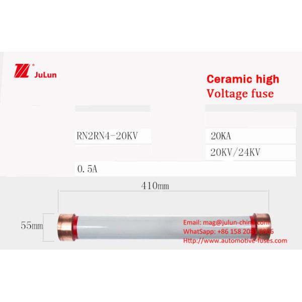 Fuse cerámico de alta resistencia 10KV 0.5A-50A Consumo peculiar Corriente nominal 1A 3A