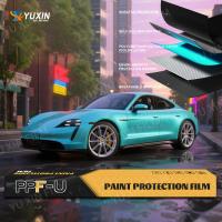 Fabricante Película de cambio de color azul cielo TPU Película de protección de pintura de estiramiento fuerte