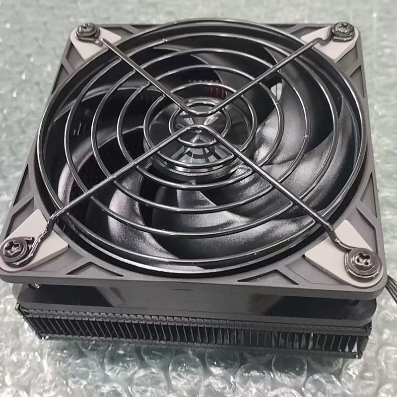 12V ball bearing axial flow cooling fan, 4-pin, 42.02 CFM, 4200 RPM, plastic fan. 4 copper tube air cooling/radiator, suitable for mining equipment.