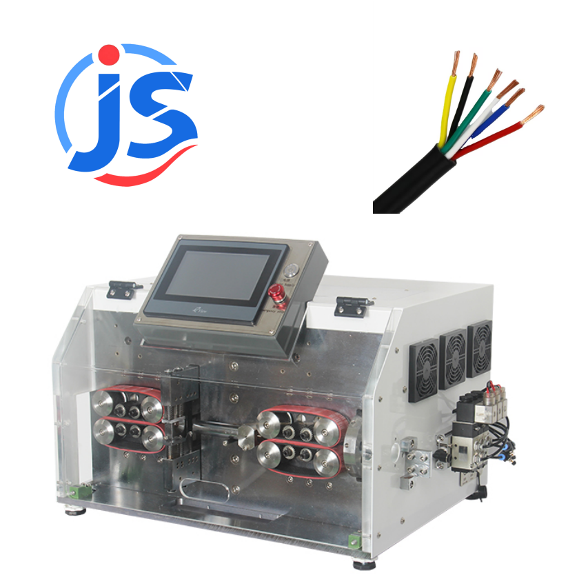Automatic Cable Stripping Machine with 4mm2-30mm2 Cable Spec, 400-700pcs/hour Output, and High Speed Steel Blades