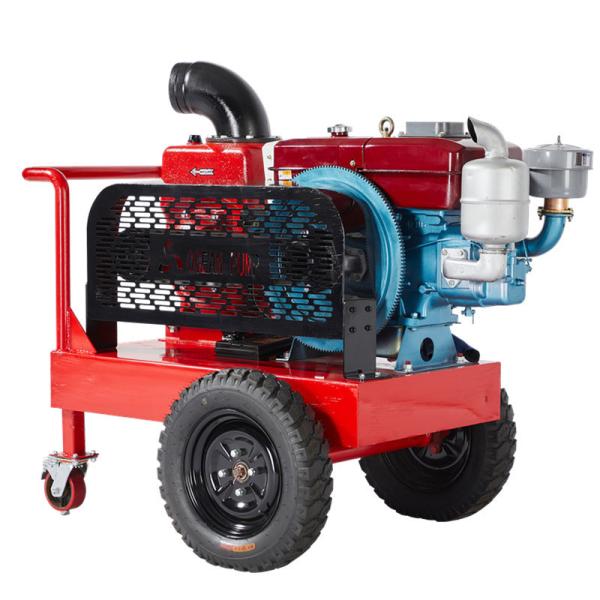 Diesel Water Pump Belt Wheel Drive Dry Priming pump Compact Structure Self Priming Pump For Home