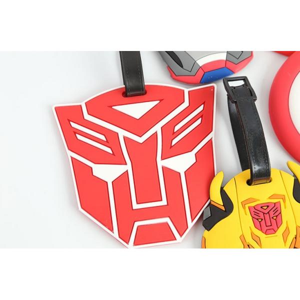 Wholesale Cute Cartoon Style Luggage Tag, Custom Travel Soft PVC Luggage Tags