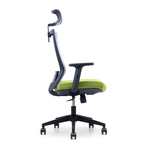 M890A 2D Armrest Height Adjustable Mesh Executive Office Chair BIFMA Standard Fabric
