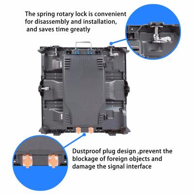 Slim Cabinet Body Indoor LED Display Board Rental 500x1000mm Customized Available