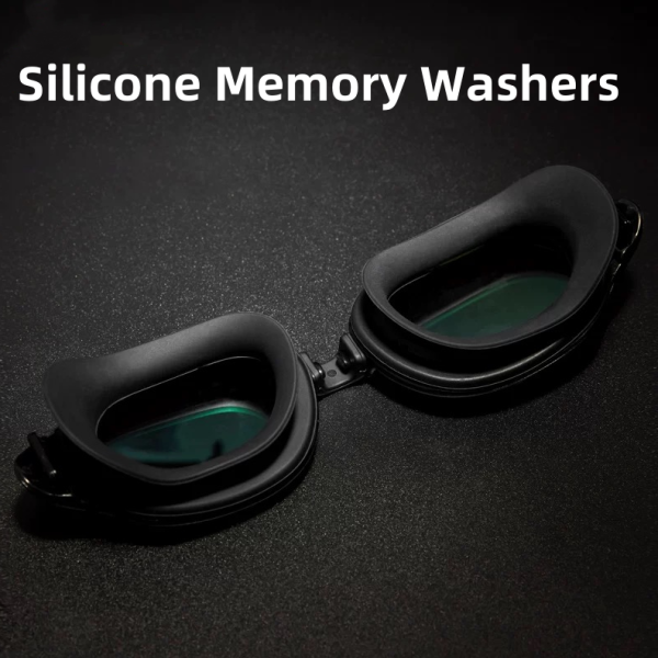 82g Light Weight Square Swimming Goggles Clear Vision Adult Water Goggles